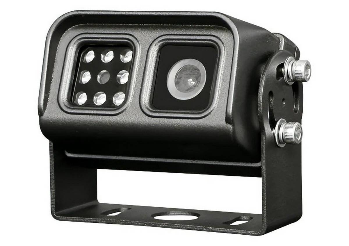 120 laipsnių atbulinės eigos kamera su 8 IR naktiniais šviesos diodais naktiniam matymui