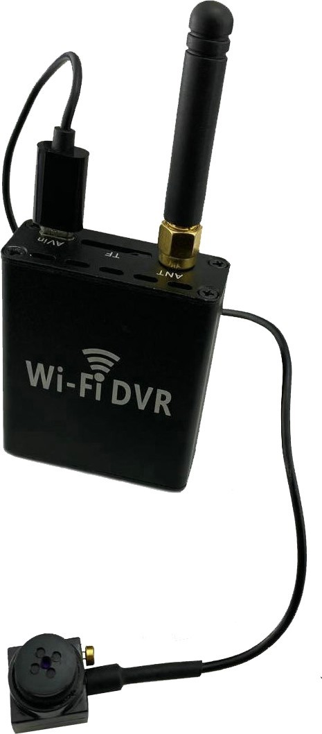 Mygtukų kameros + WiFi DVR modulis tiesioginiam perdavimui