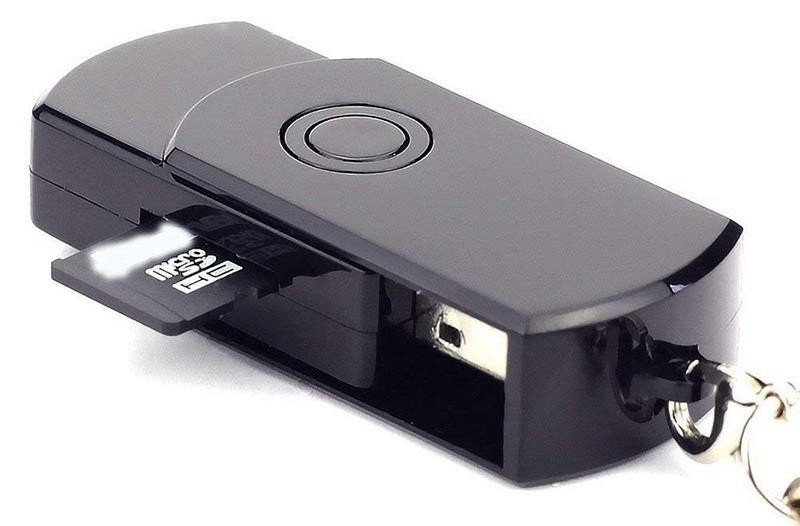 USB atmintinė šnipinėjimo kamera su mikrofonu