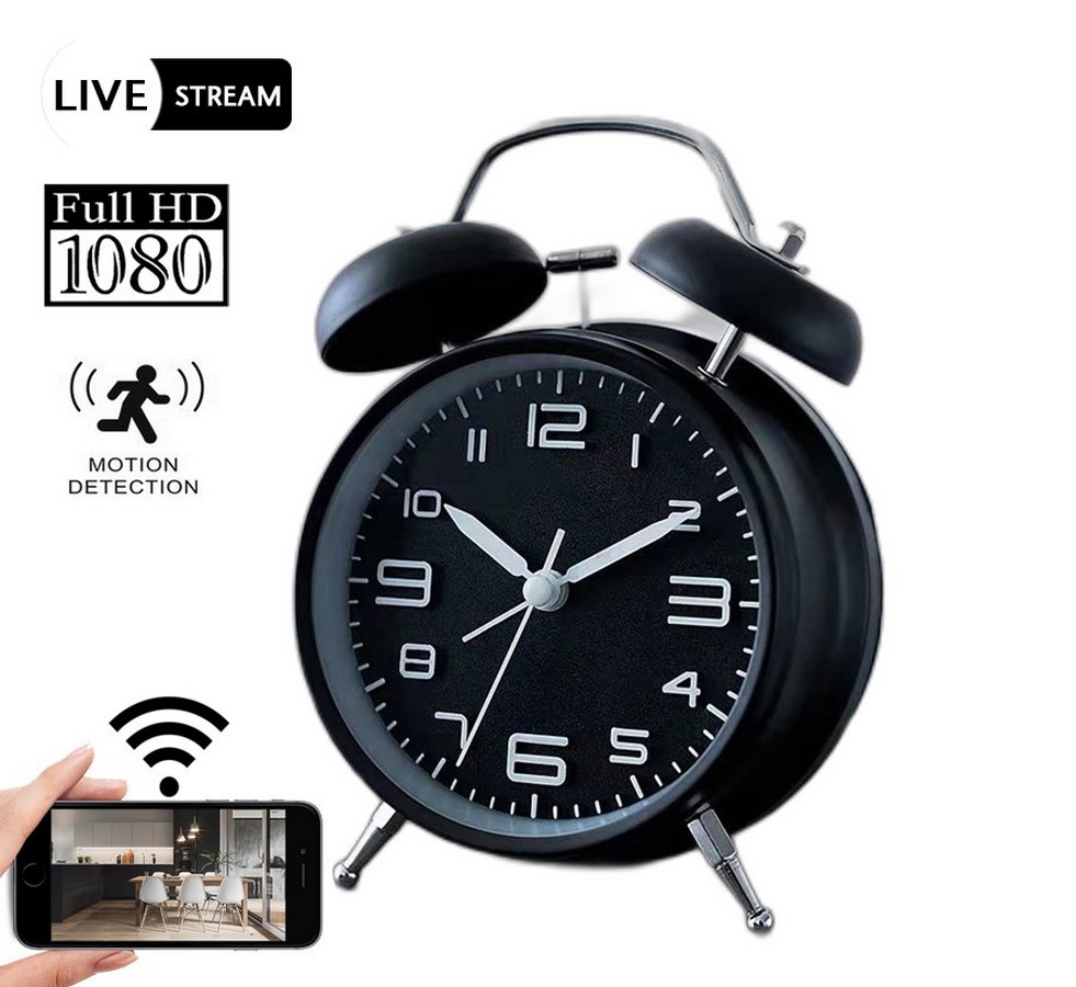 analoginio laikrodžio kamera spy wifi p2p 32gb atmintis