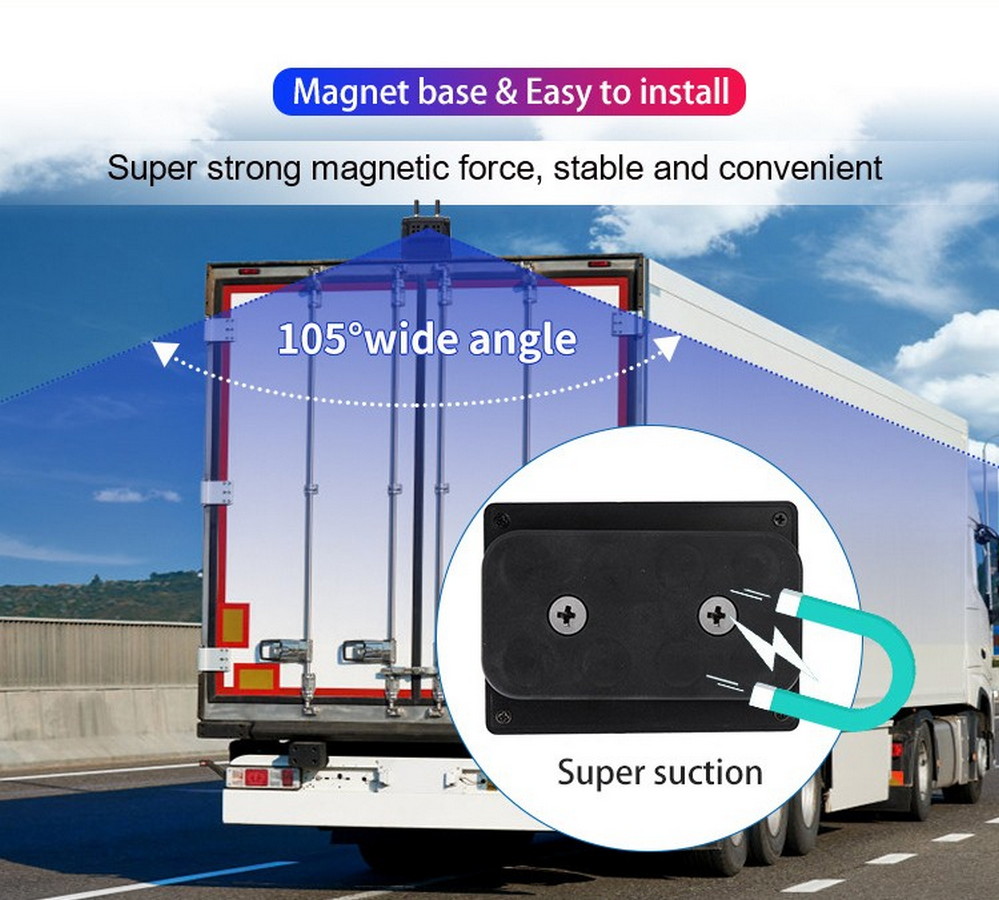 wifi kamera su magnetu furgonui