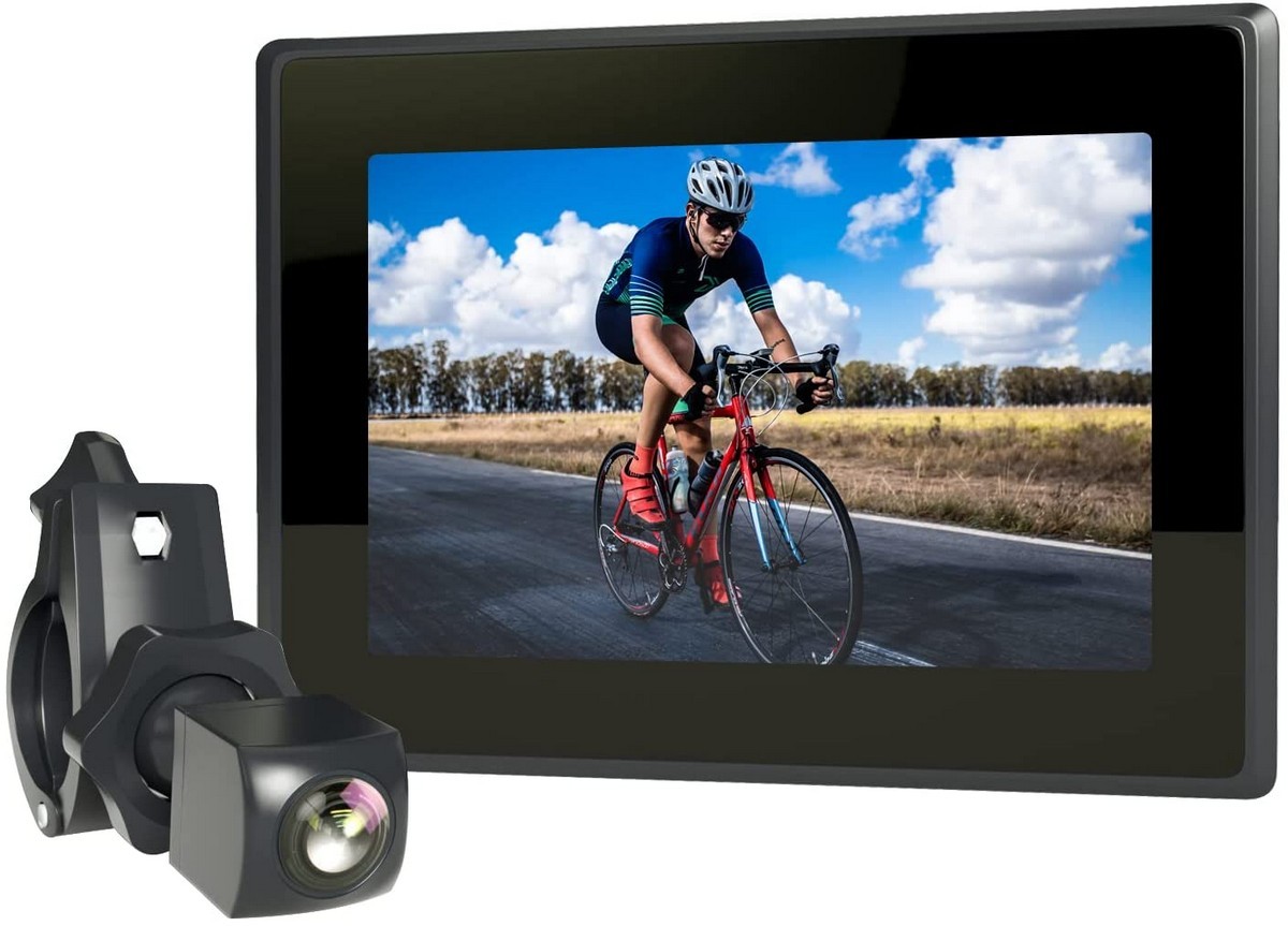 dviračio kamera + monitorius