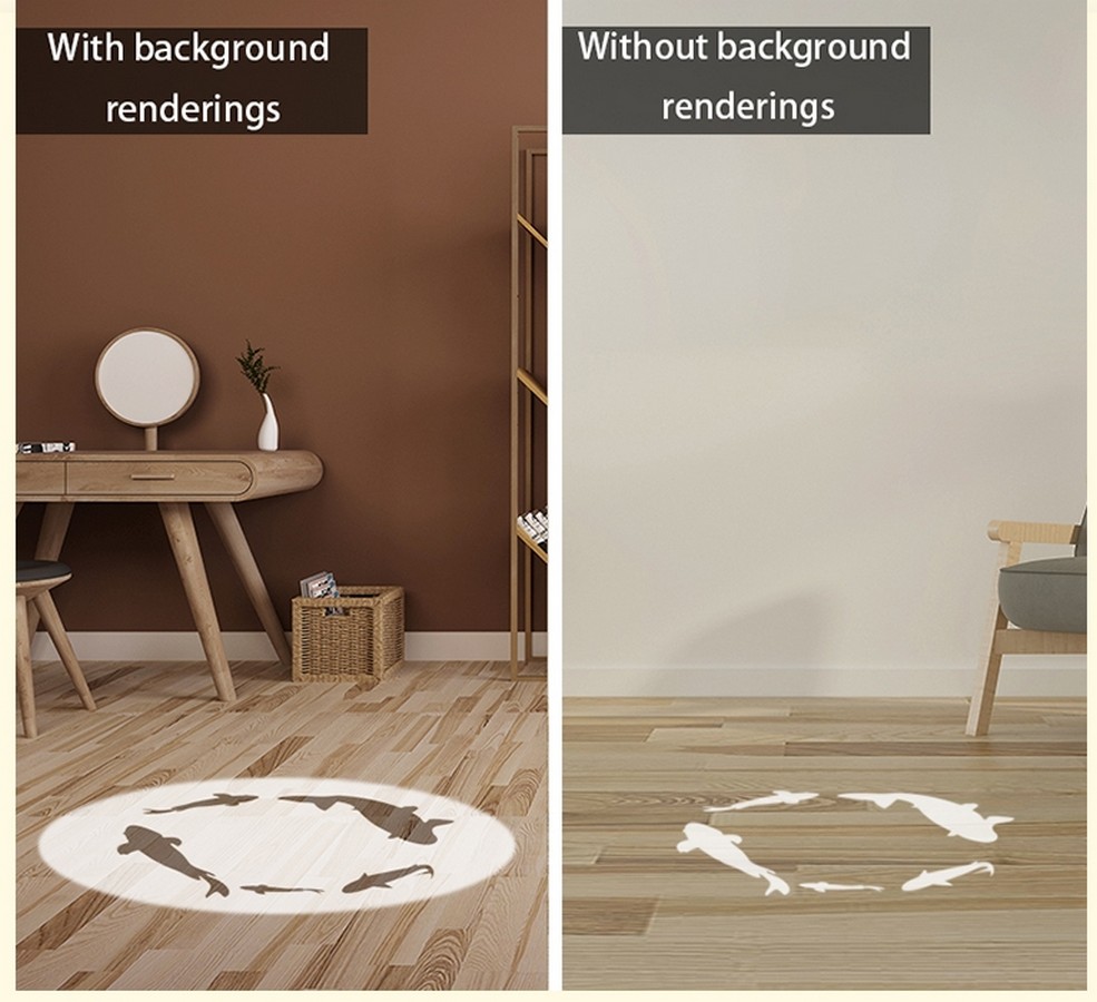 Gobo – Jūsų logotipo projekcija ant sienos ir grindų