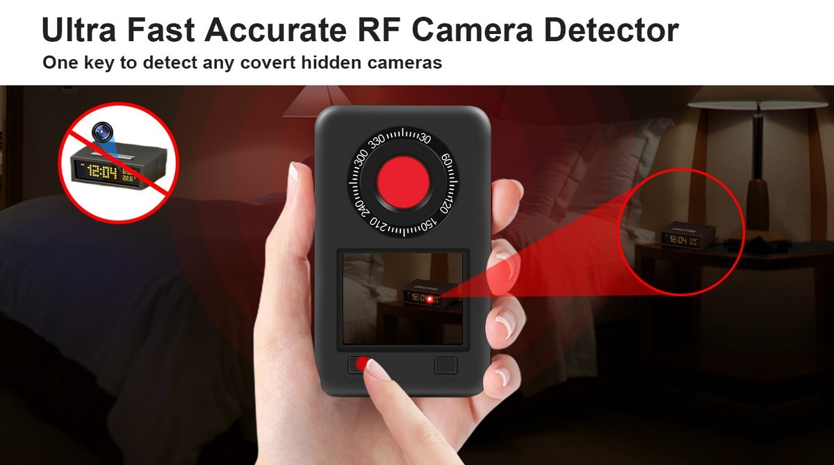 kameros detektorius – profesionalus paslėptų kamerų aptikimas