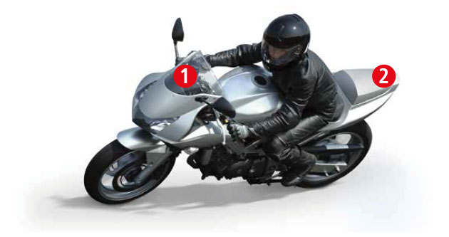 Motociklų apsaugos sistema
