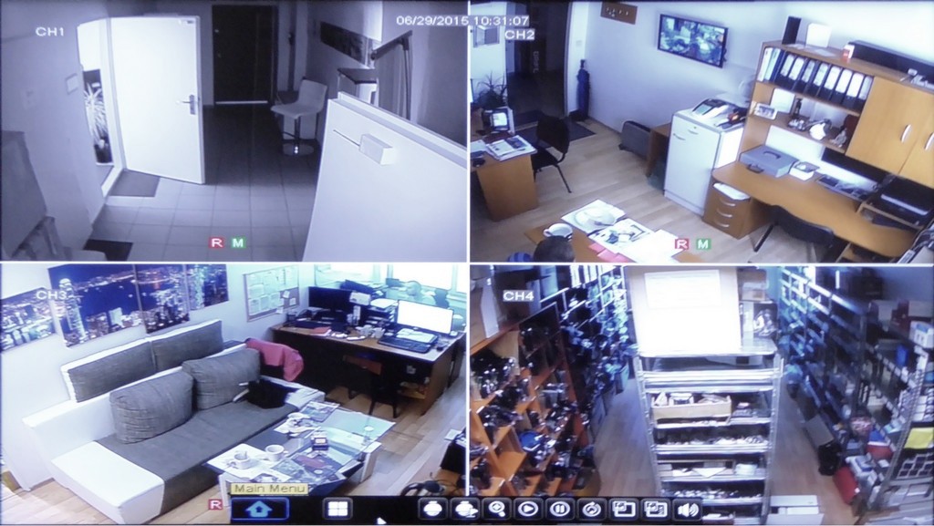 IQ nustatymas DVR CCTV tiesioginis įrašymas
