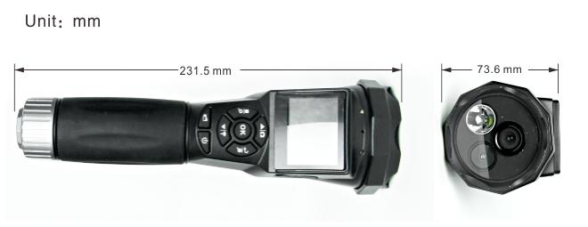 HD apsaugos kameros žibintuvėlis