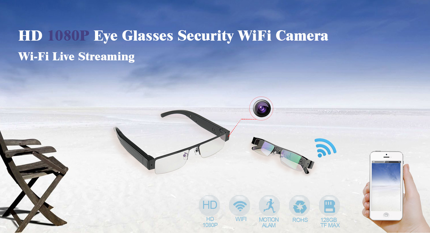elegantiški akiniai su wifi ir P2P palaikymu