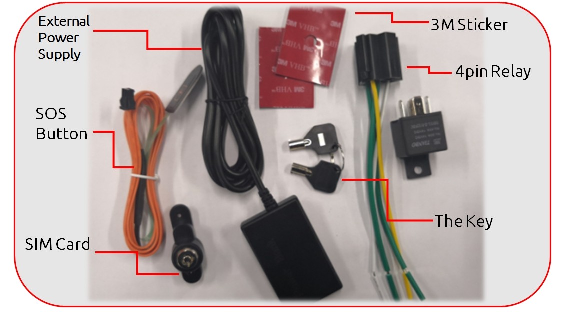 Profio X2 fotoaparato automobilio pakuotės turinys