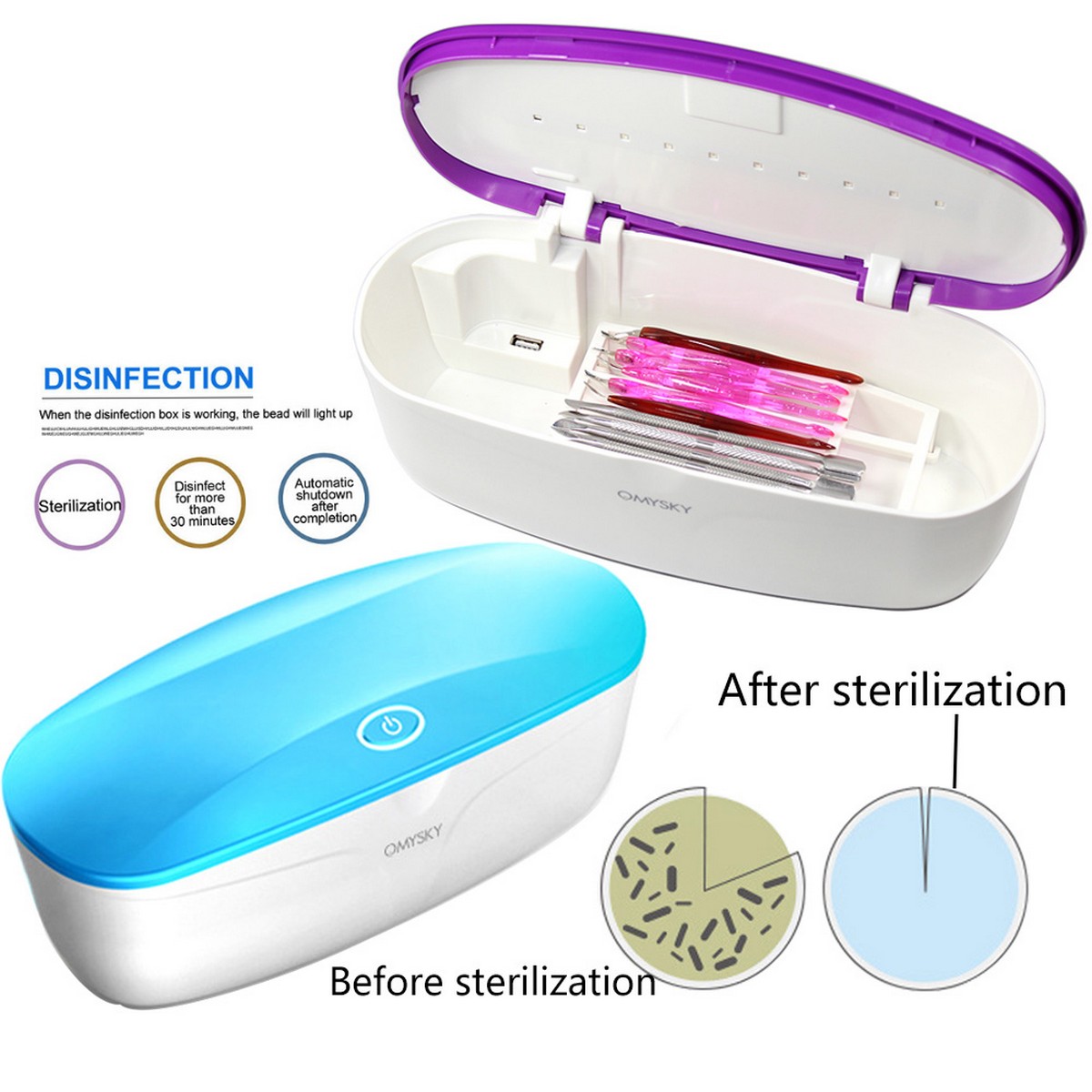 UV sterilizacijos dėžutė