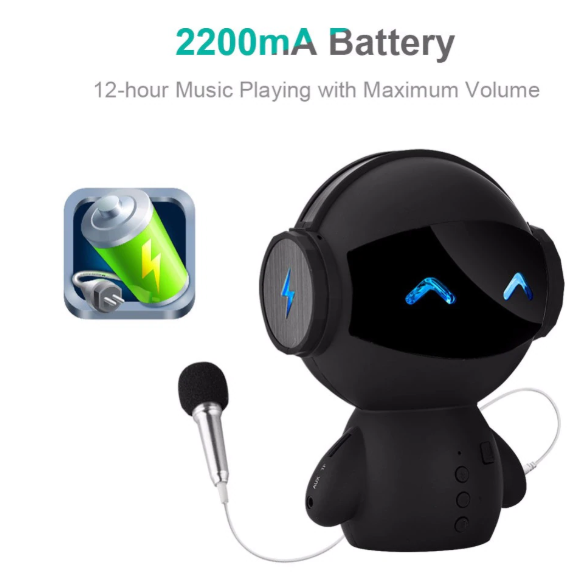 2200 mAh baterija Bluetooth garsiakalbis