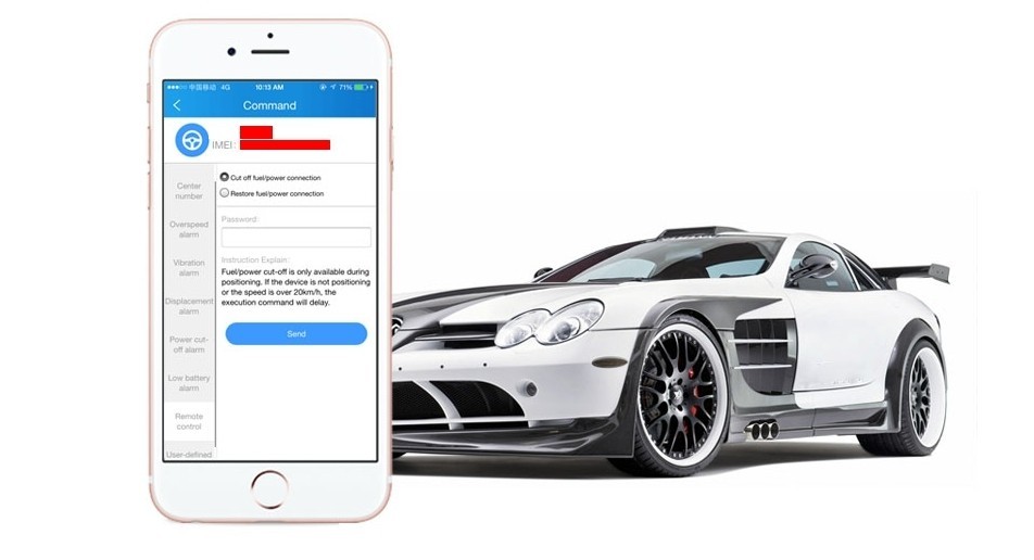 Degalų tiekimo išjungimas - automobilių kameros profio x4