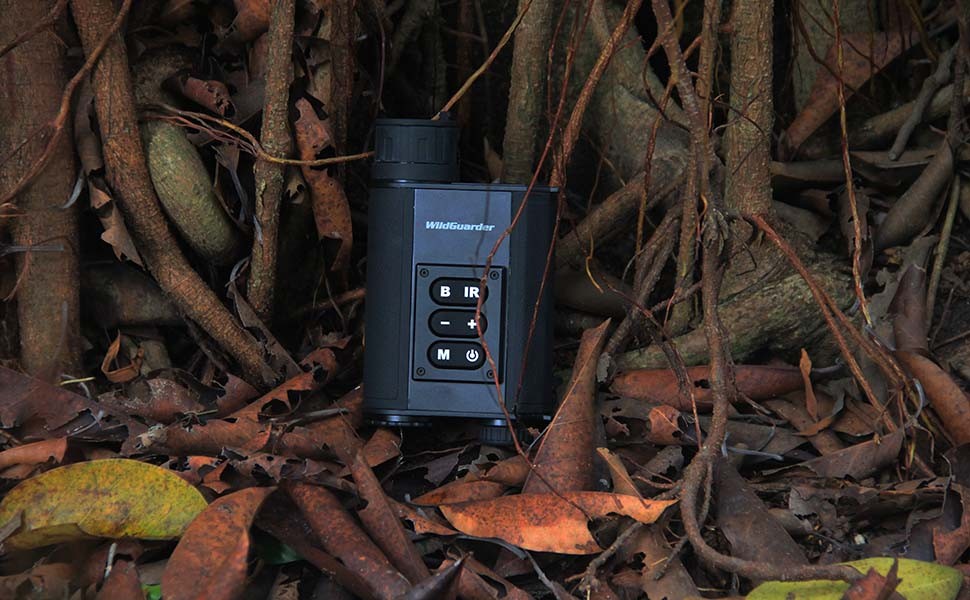fotoaparatas monokuliare - gyvūnų sekimui ir medžiotojams