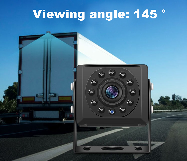 HD atbulinės eigos kamera sunkvežimiui