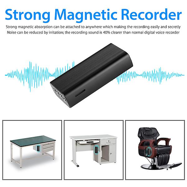 garso įrašymo įrenginys su magnetu - šnipų garso diktofonas