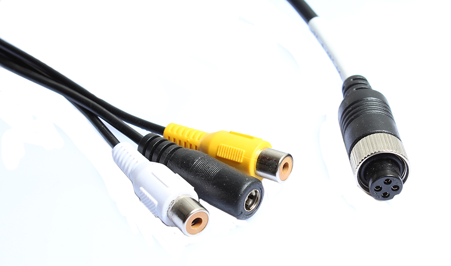 jungiamasis kabelis prie atbulinės eigos rinkinių nuo cinch iki 4 kontaktų
