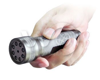 Žibintuvėlis su kamera ir naktiniu matymu - 8 IR LED