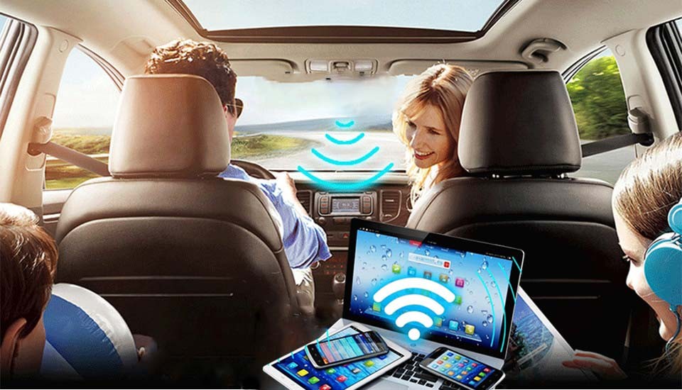 Wifi internetas automobilyje - 4G HOTSPOT profio x6