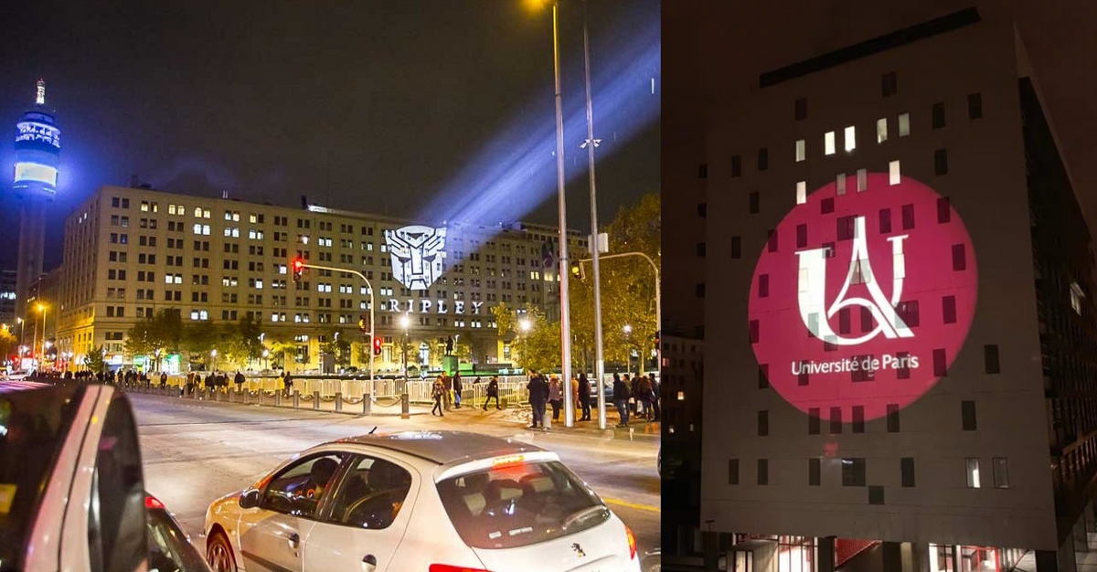 logotipo gobo projekcija